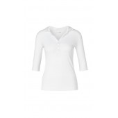 Marccain Sports - LS 5304J55 Witte polo basic